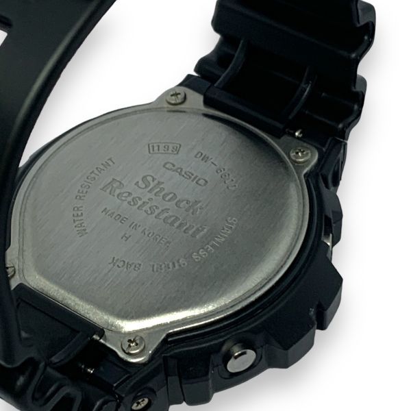 ■稼働品・美品・良品　CASIO　カシオ　G-SHOCK　DW-6600　イルミネーター メンズ デジタル 腕時計　箱付_画像7