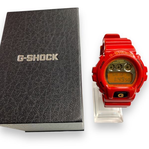 ■稼働品・良品　CASIO G-SHOCK DW-6900CB　Crazy Colors （クレイジーカラーズ） レッド　RED　赤　箱付　腕時計_画像1