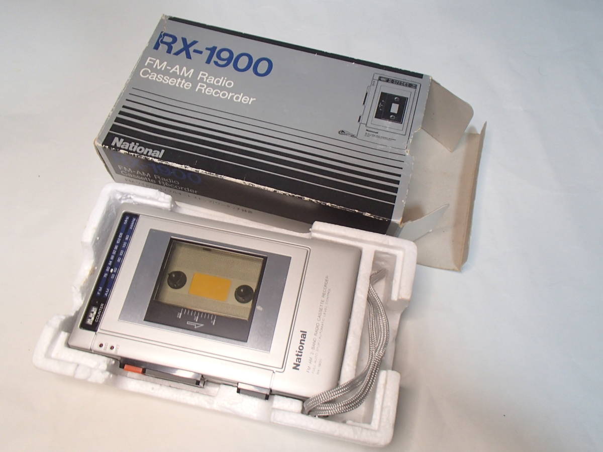 National　RX-1900　FM-AM RADIO　cassette Recorder_画像1
