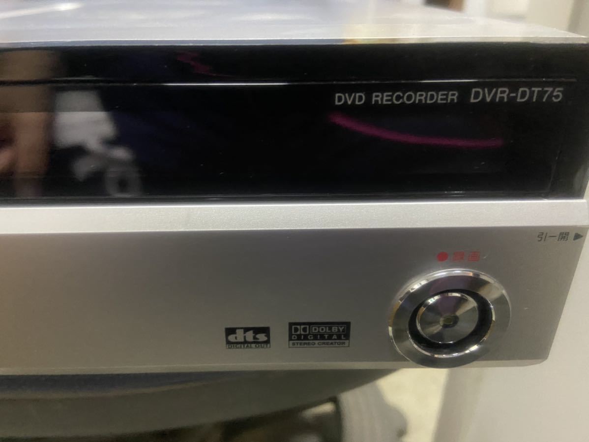 【動作未確認、ジャンク】パイオニアPioneer スグレコ DVR-DT75 地デジ DVDレコーダー_画像3