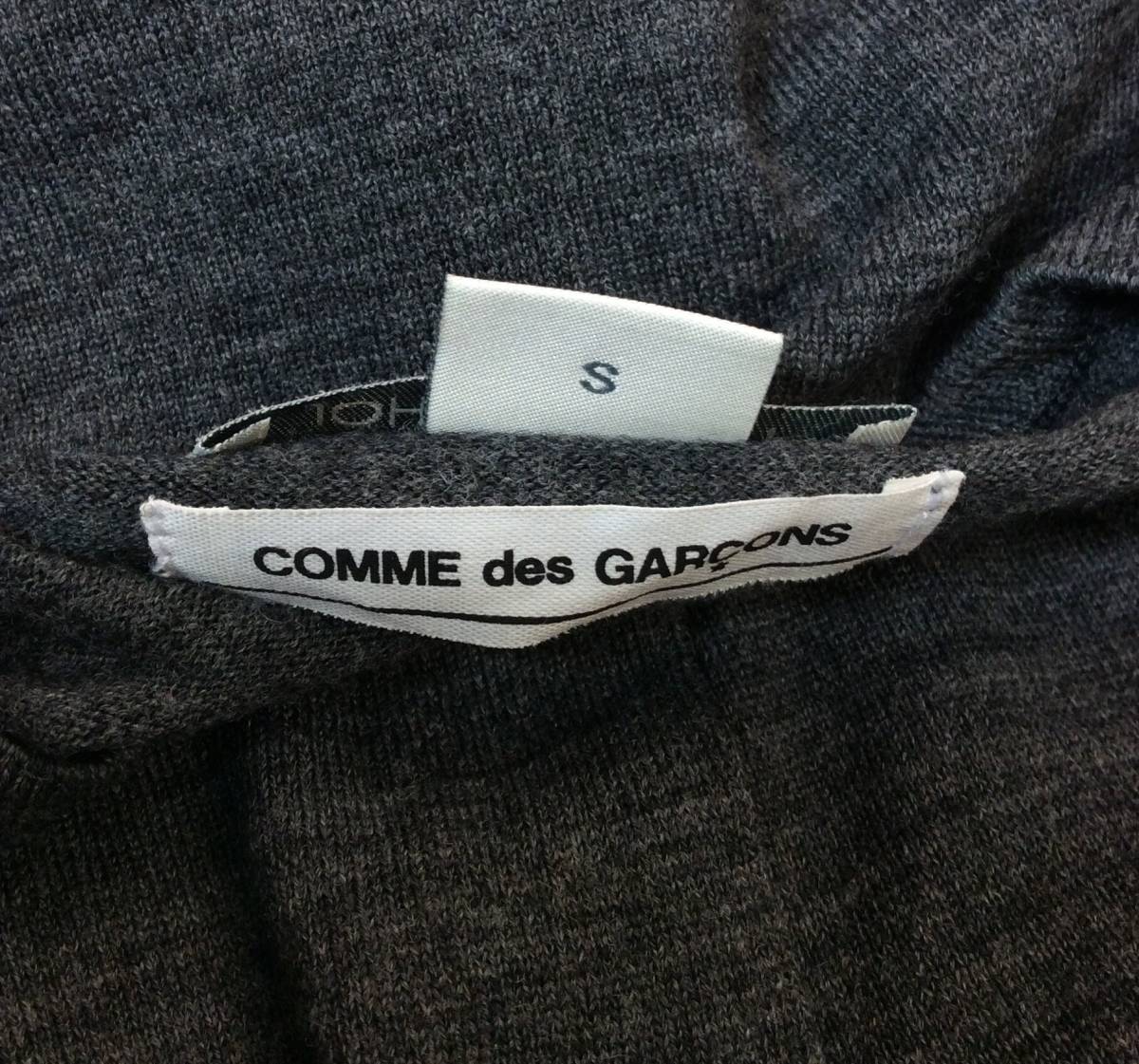 COMME des GARCONS Comme des Garcons × JOHN SMEDLEY John Smedley шерсть вязаный кардиган свитер серый S стоимость доставки 250 иен (ma)