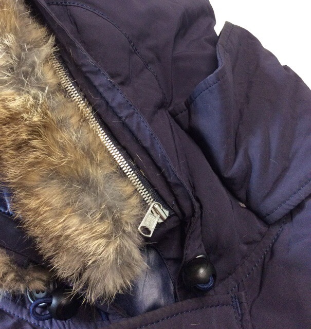 nonnative ノンネイティブ EXPLORER HOODED DOWN JACKET ダウンジャケット ラビットファー コート 13AW パープル系 1 NN-JU2406_画像8