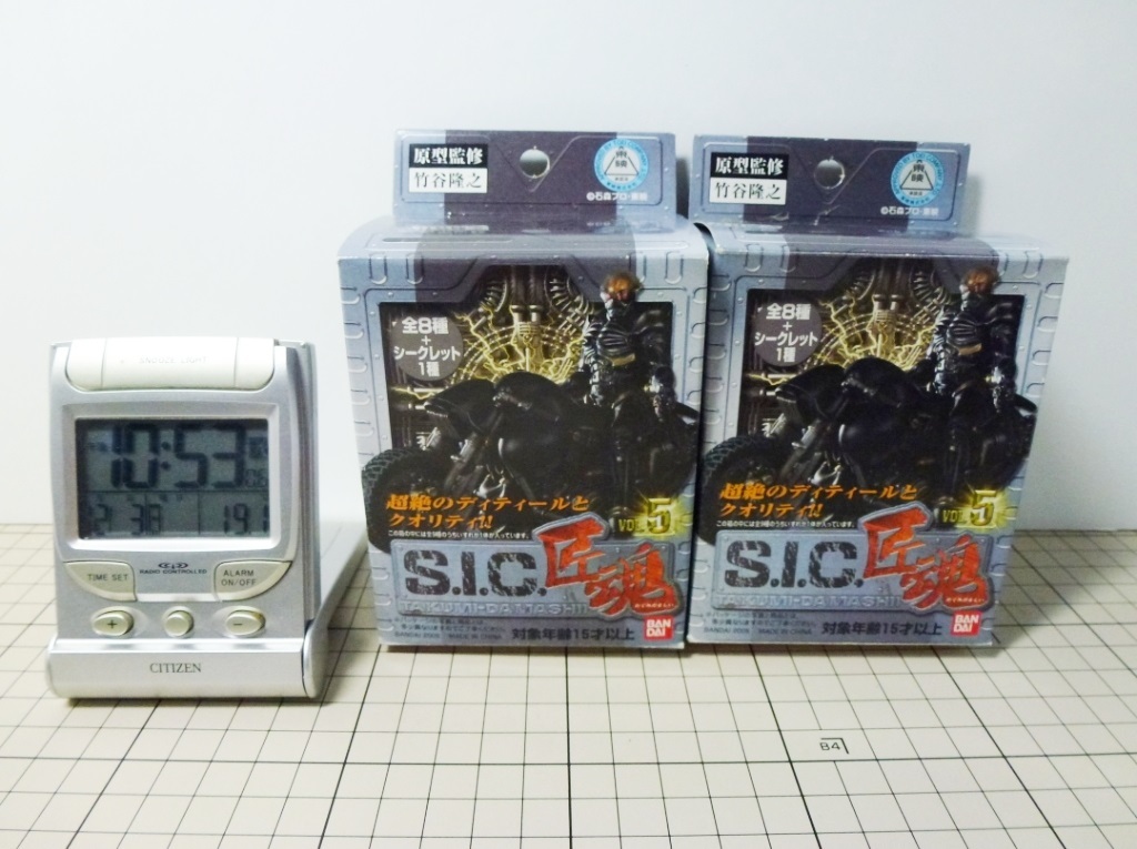 S.I.C. Takumi soul VOL.5 is ka Ida -Ver.2 white color + is ka Ida - bike white color set SIC Bandai BANDAI 2005