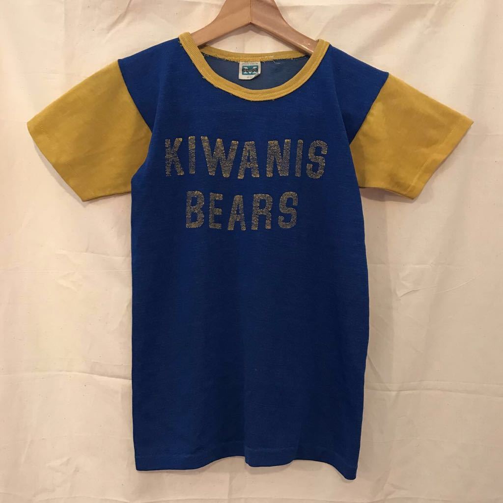 60's ビンテージ MASON メイソン アスレチック Tシャツ KIDS 30-32_画像1