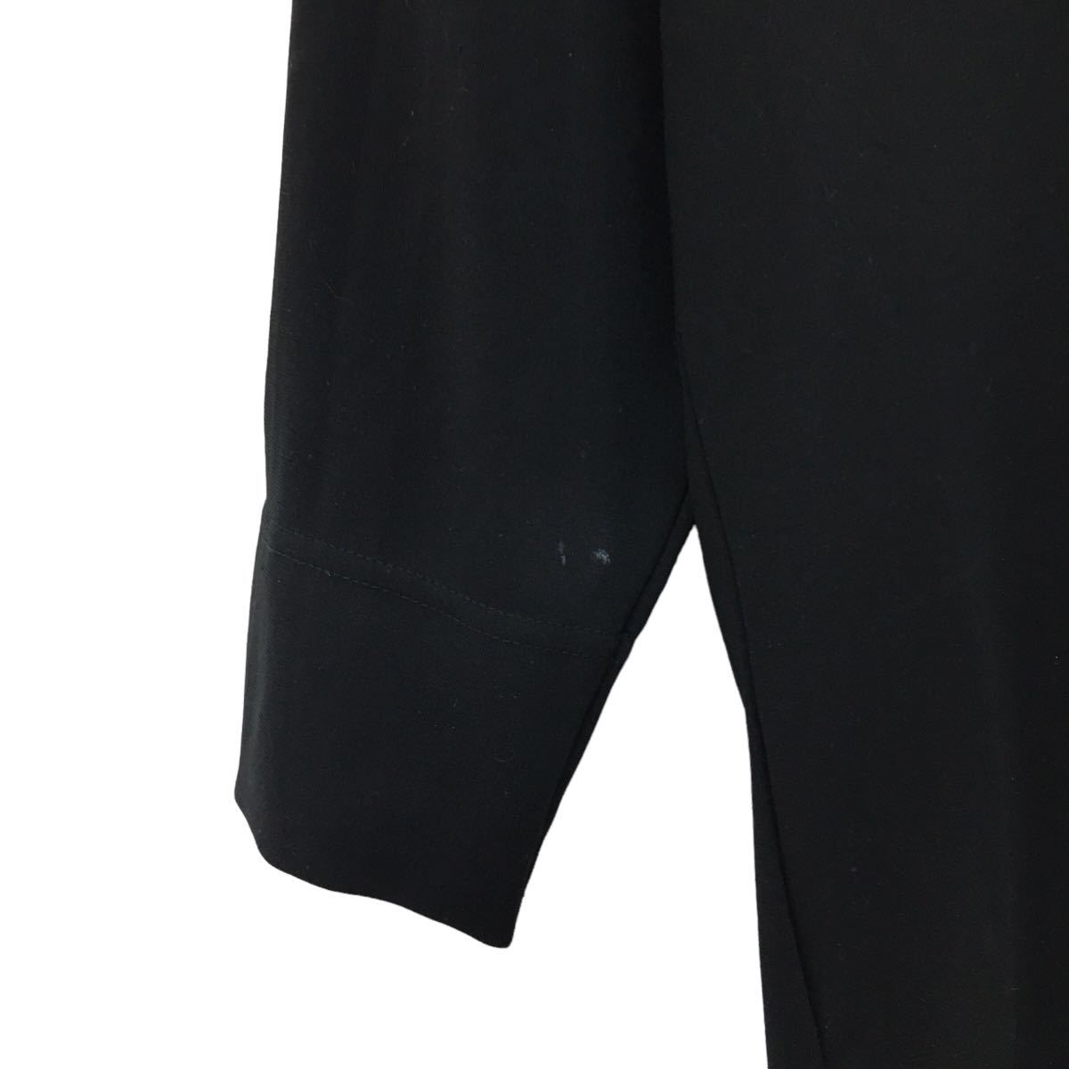 C307 FEILER フェイラー ハイネック 薄手 半袖 プルオーバー カットソー トップス ロゴ刺繍 レディース L ブラウン 茶 日本製の画像5