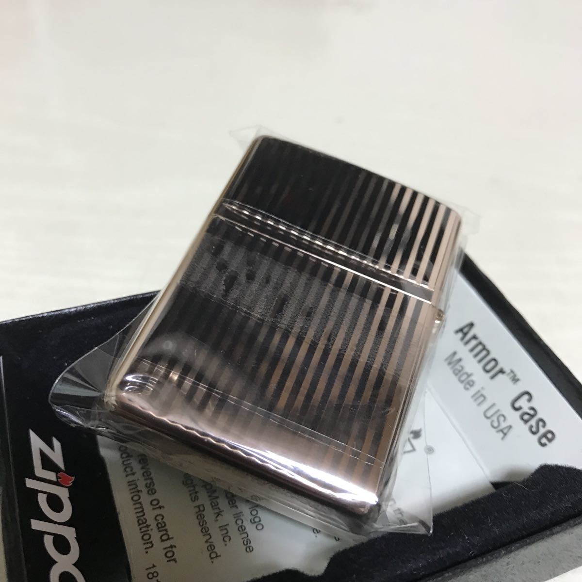 ZIPPO ジッポ アーマー armor シャンパンゴールド 未使用_画像2