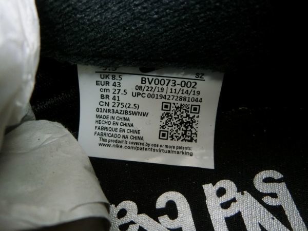 NIKE x sacai LD WAFFLE вафля US9.5 27.5cm черный #BV0073-002 Sakai Nike 