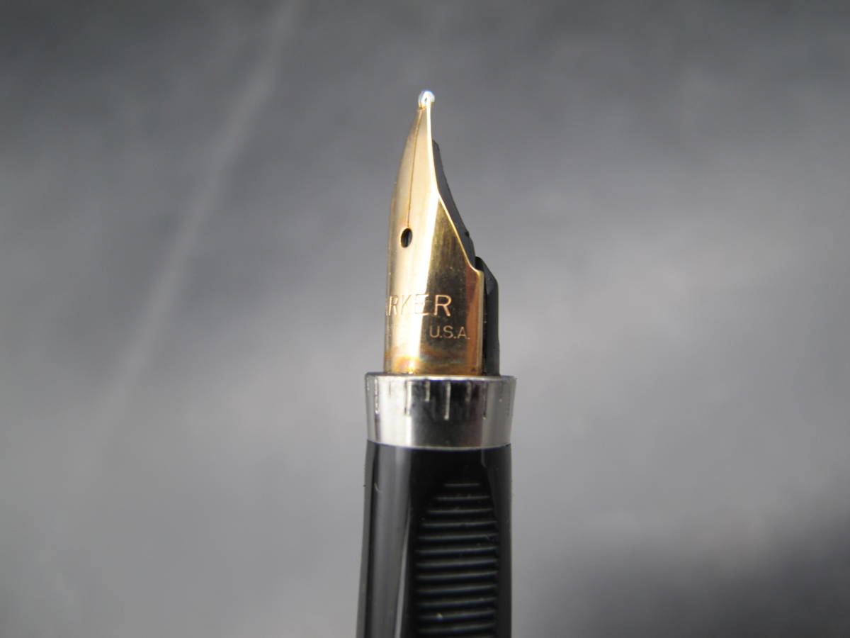 PARKER パーカー 20μ万年筆 筆記用具【ペン先14K】ゴールド_画像8