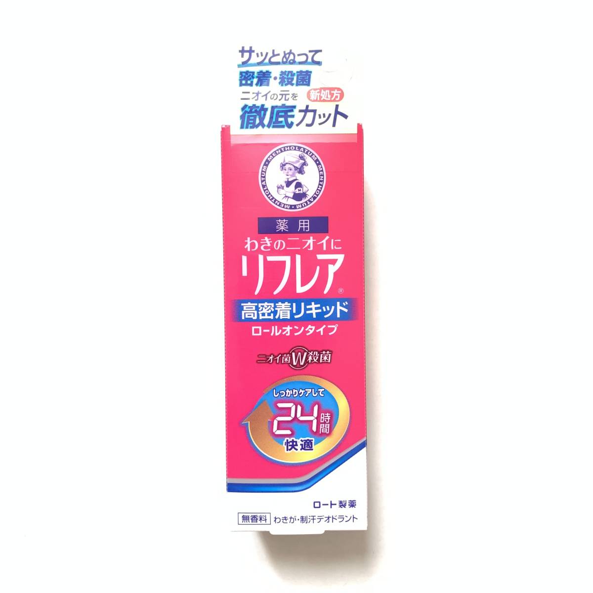 新品 即決 ◆ROHTO 薬用 メンソレータム リフレア デオドラントリキッド 30ml◆ ワキガ 制汗 汗臭 在庫最後_画像1