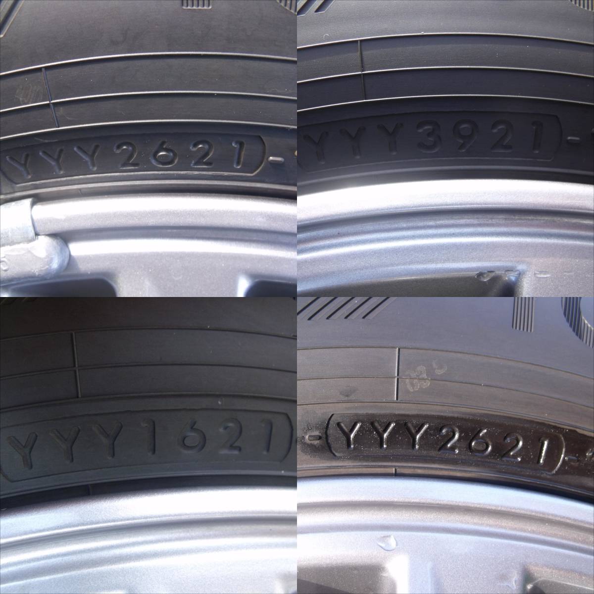 195/65R15 80系 ノア 純正 ヴォクシー ヨコハマ アイスガード IG70 2021年製 バリ溝 4本 15×6JJ PCD114.5/5H OFF50 HB60 カラー グレー_画像6