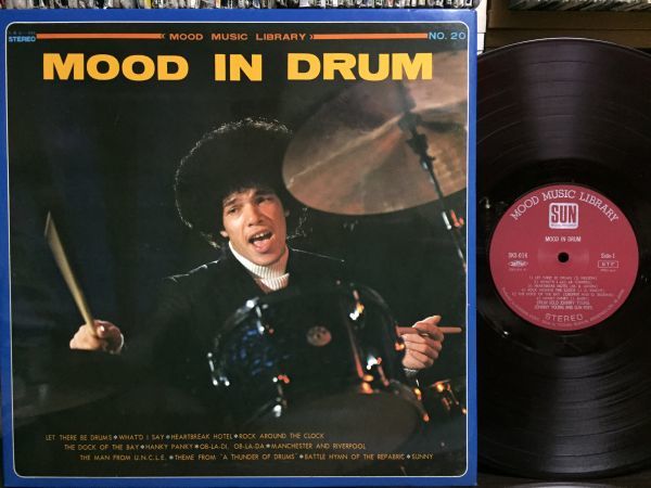 《★レア★美盤LP ★》MOOD IN DRUM ブレイク ドラム JOHNY YOUNG ★★レコード★昭和★12inch★70's 80's 1212_画像1