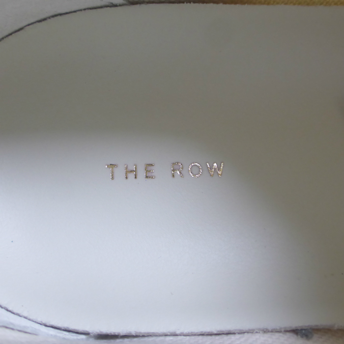 ザ・ロウ （The Row） Bonnie ボニー メッシュ キャンバス スエード スニーカー 靴 F1391 アイボリー×ホワイト ＃37 1/2（新品）_画像5