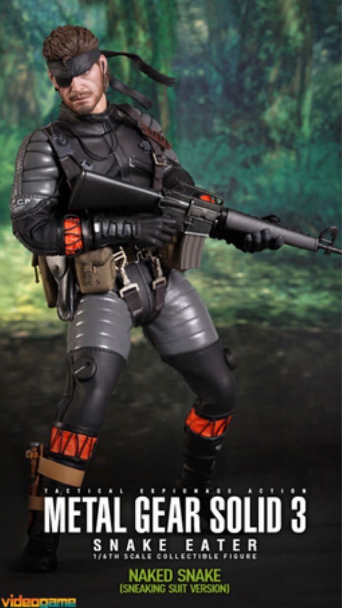 ホットトイズ メタルギアソリッド3スネークイーター ネイキッド・スネーク 1/6 HOTTOYS 新品、箱未開封です