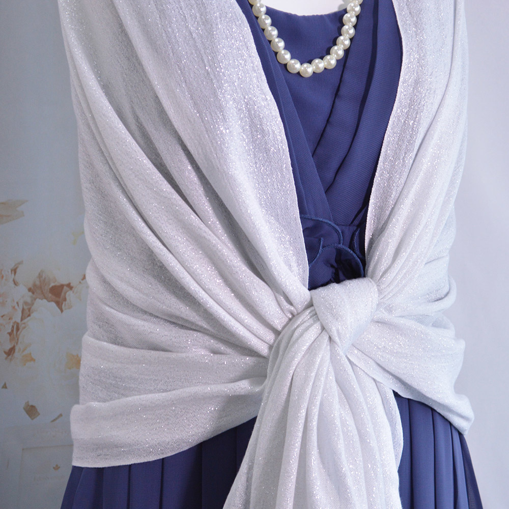  новый товар большой размер палантин шаль ламе серебряный платье перо ткань болеро свадьба белый формальный бахрома ламе ввод свадьба 