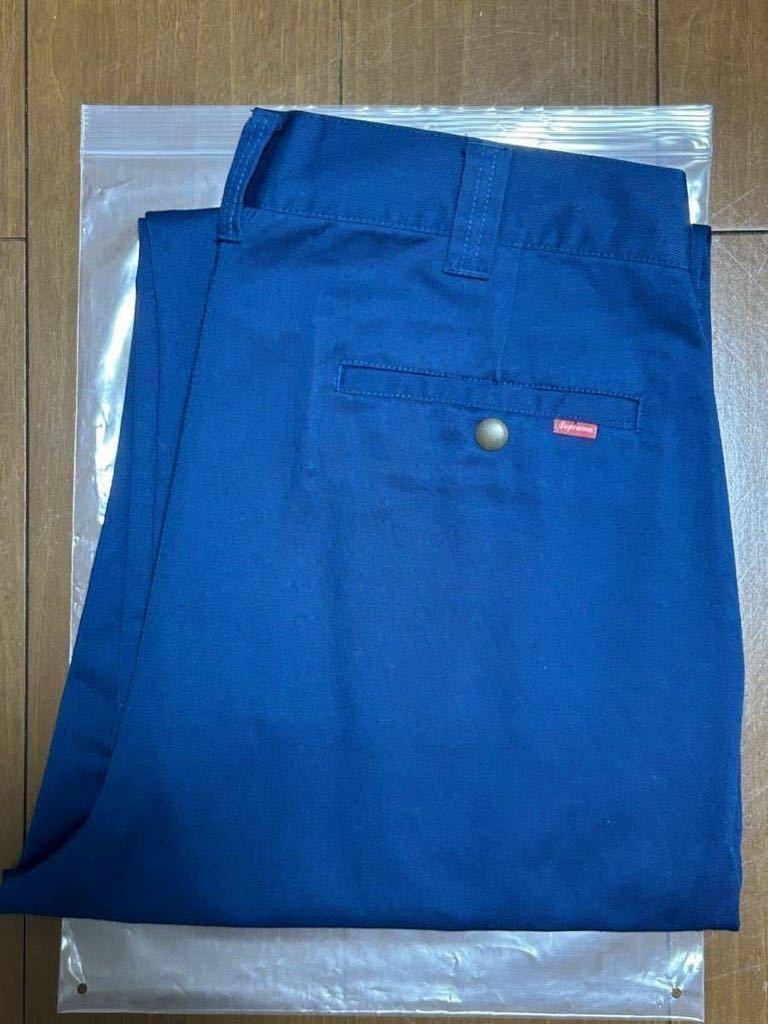 23ss Supreme Work Pant 32 navy ワークパンツ_画像7