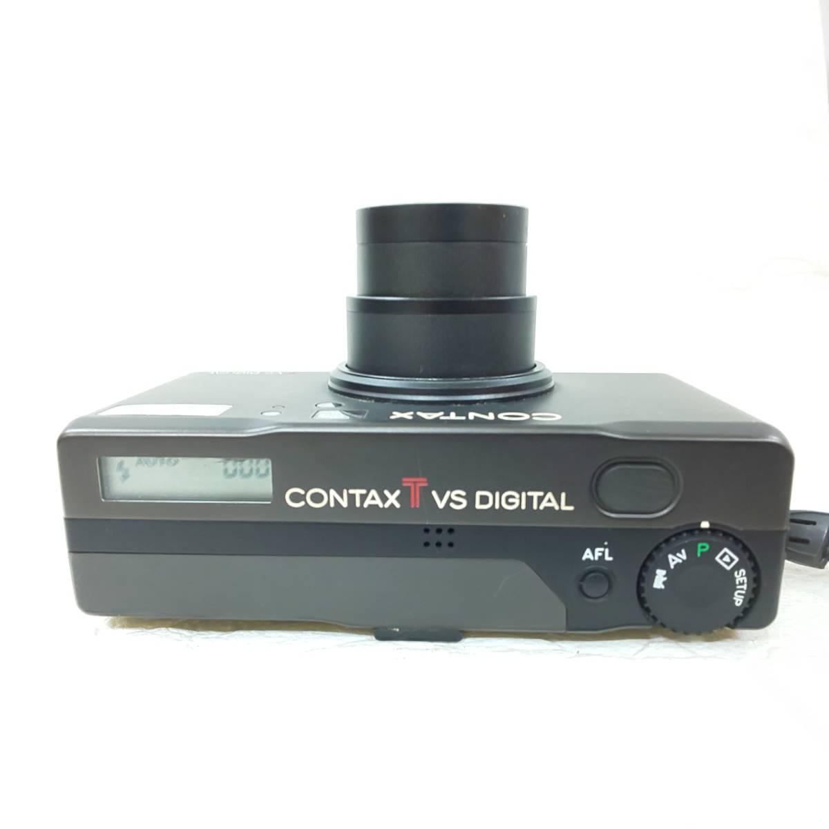 ◎コンタックス◎CONTAX TVS DIGITAL ブラックボディ デジタルカメラ / Carl Zeiss Vario Sonnar 7.3-21.9mm 1:2.8-4.8 T* 中古現状 即発送_画像5