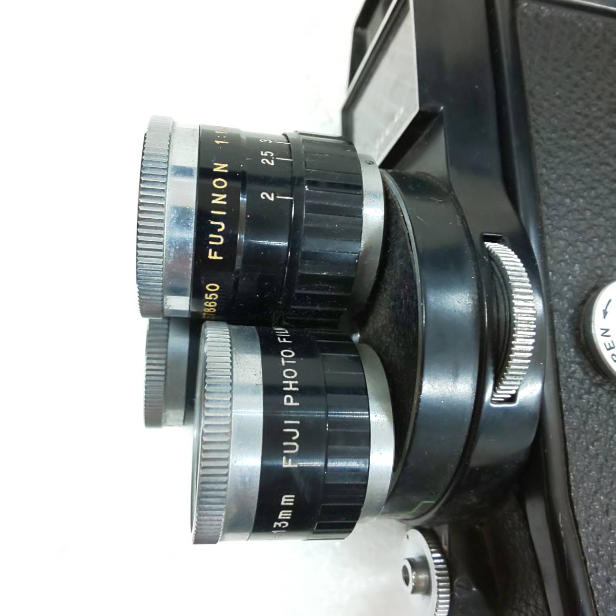 ◎フジカ◎FUJICA 8 T3 3本ターレット型 8mmフィルムカメラ / FUJINON 1:1.9 f=26mm f=13mm f=6.9mm 激レア 即発送_画像4