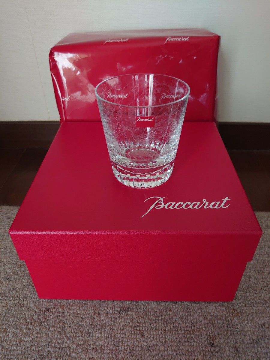 X'mas！新品未使用【Baccarat】バカラパルメシリーズロックタンブラー