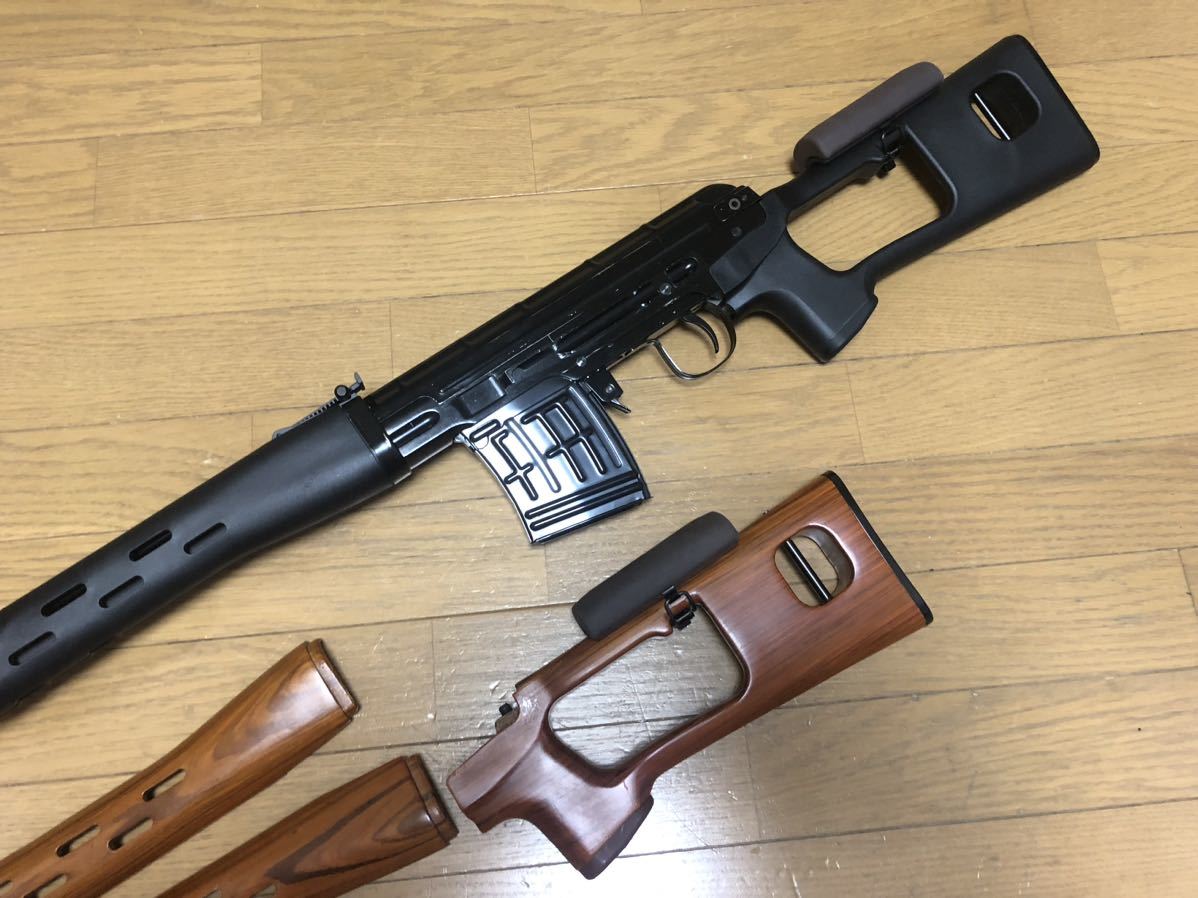 WE ドラグノフ SVD ガスブローバック リアルウッド フルメタル アルミ フレーム GBB ロシア ソ連 リアルソード CA CYMA A&K AKM AKS 74 AK_画像3