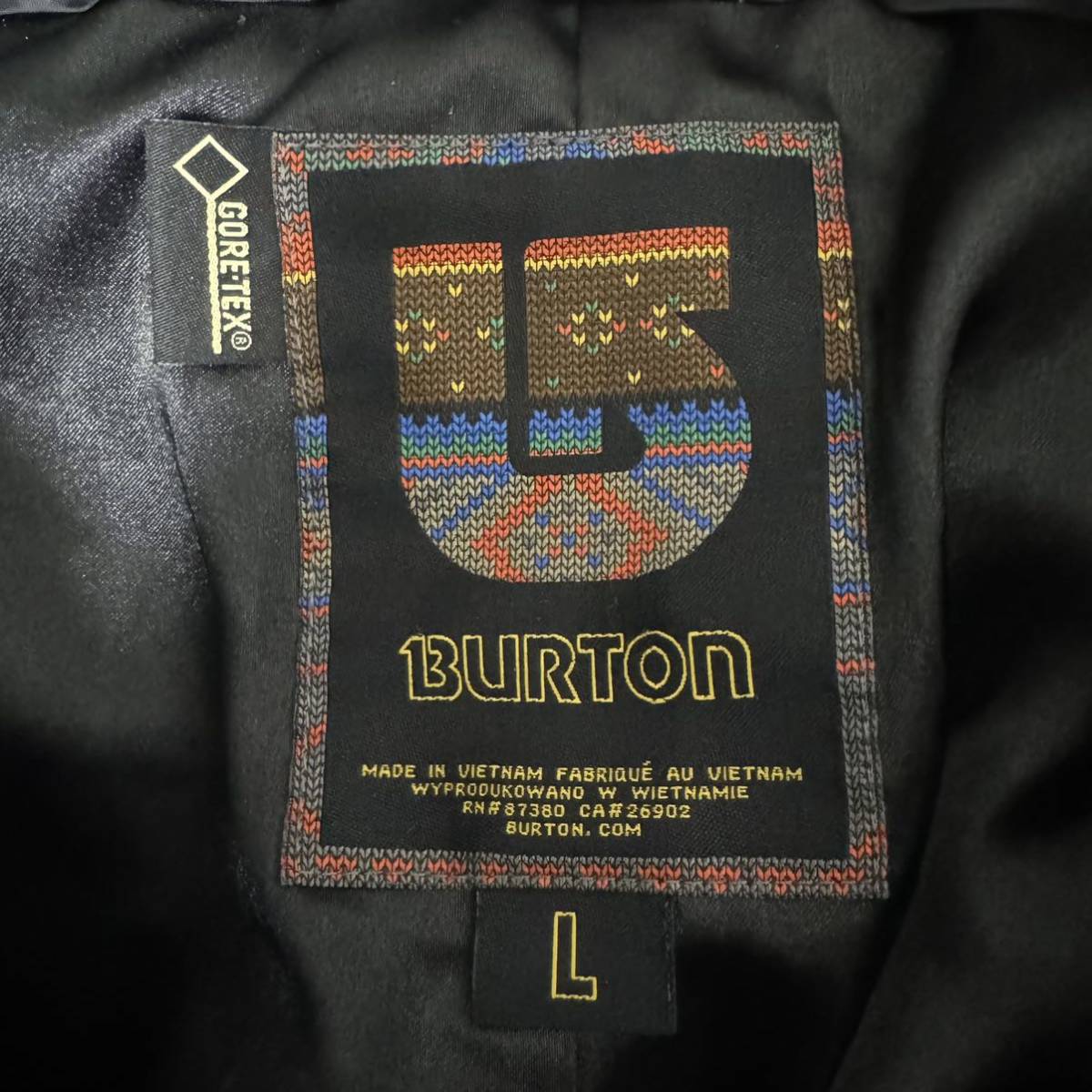 Burton バートン Gore-Tex ゴアテックス パンツ ズボン デニム ジーパン ジーンズ ウェア ウエア スノーボード スノボ メンズ Lサイズ L_画像9