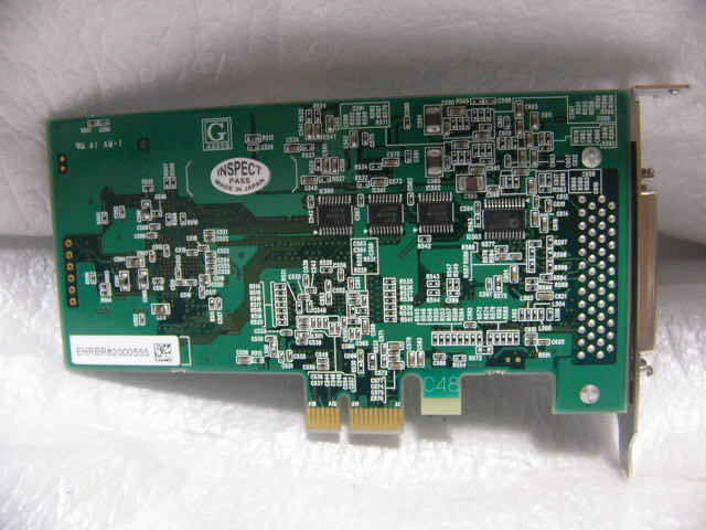 ★動作保証★ CONTEC AIO-160802L-LPE 高機能アナログ入出力 LowProfile PCI Express ボード 8ch(16bit 100ks/s) _画像3