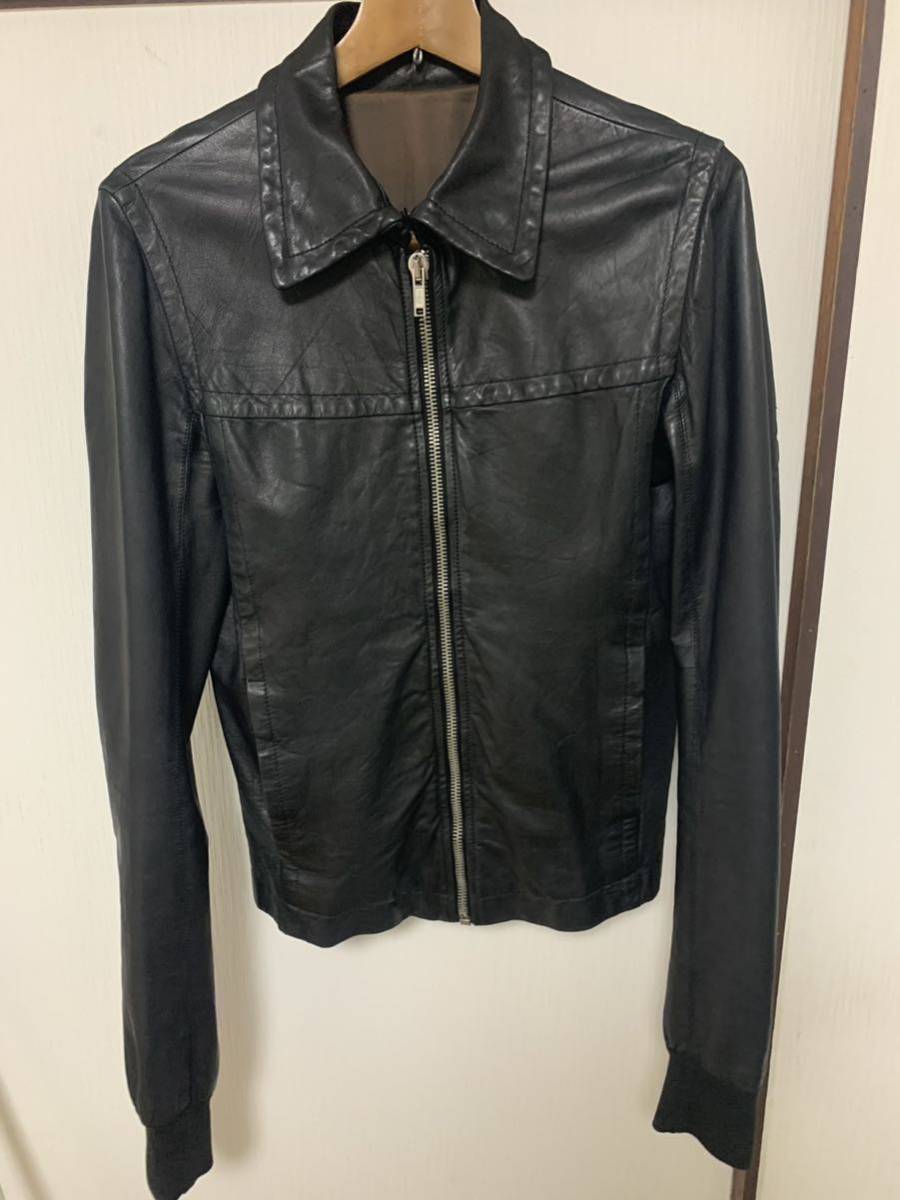 Yahoo!オークション - rick owens レザージャケット ライダース Yahoo!オークション - rick owens レザージャケット ライダース