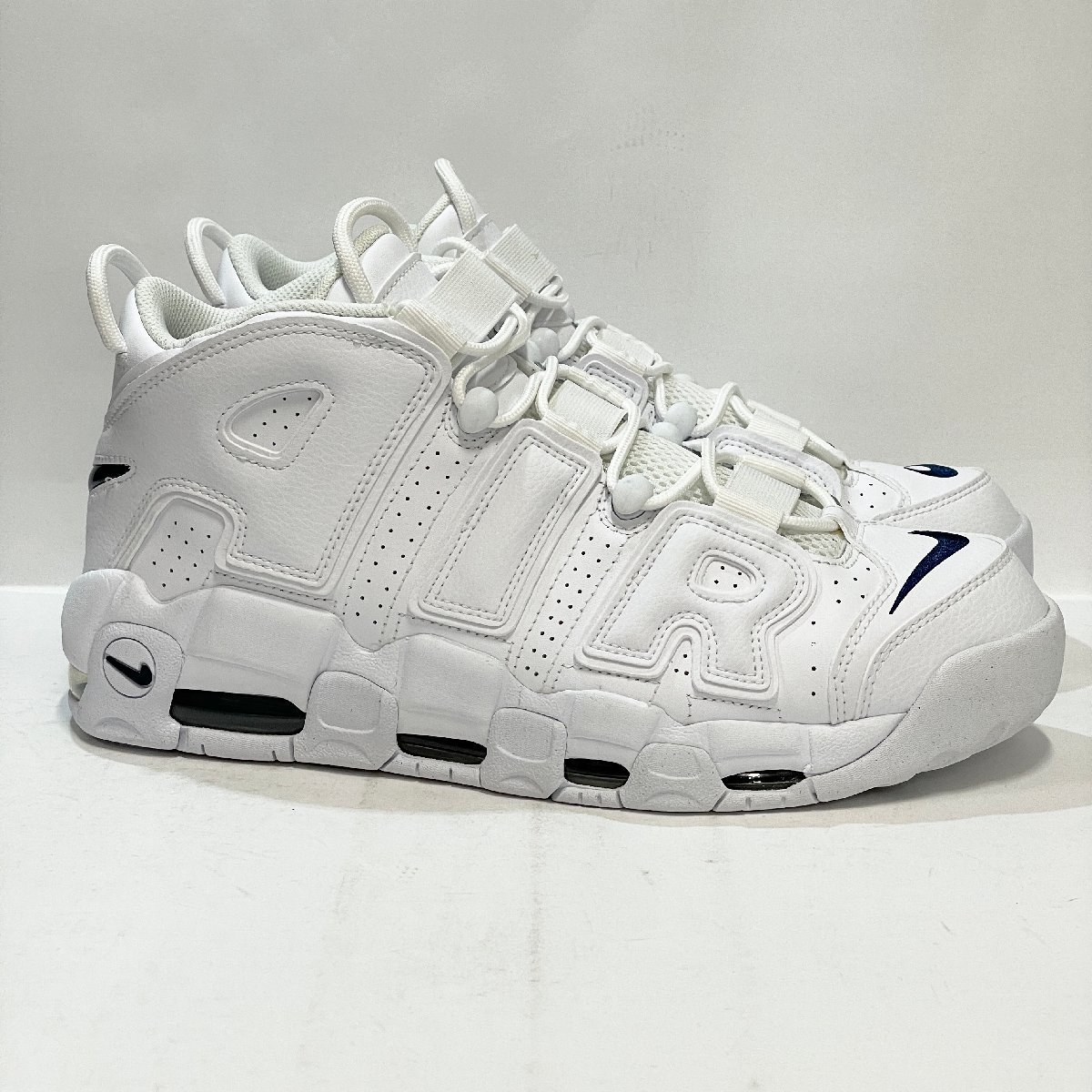 28.5cm NIKE AIR MORE UPTEMPO 96 DH8011-100 ナイキ エア モア アップテンポ 96 ミッドナイトネイビー メンズ スニーカー QQ 97298_画像1