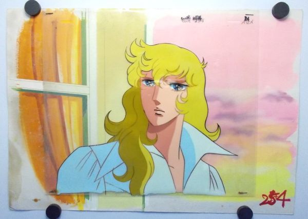 セル画背景付ベルサイユのばらオスカル1979年出崎統荒木伸吾姫野 セル画背景付ベルサイユのばらオスカル1979年出崎統荒木伸吾姫野