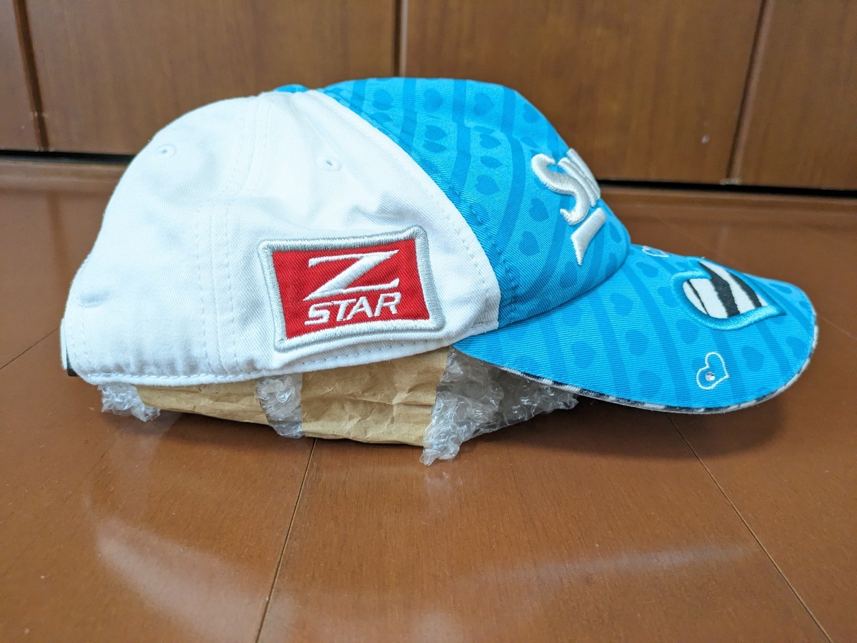 【美品】ゴルフ スポーツ SRIXON Z-STAR 帽子 ゴルフキャップ ハート ゴルフウェアフリーサイズ_画像3