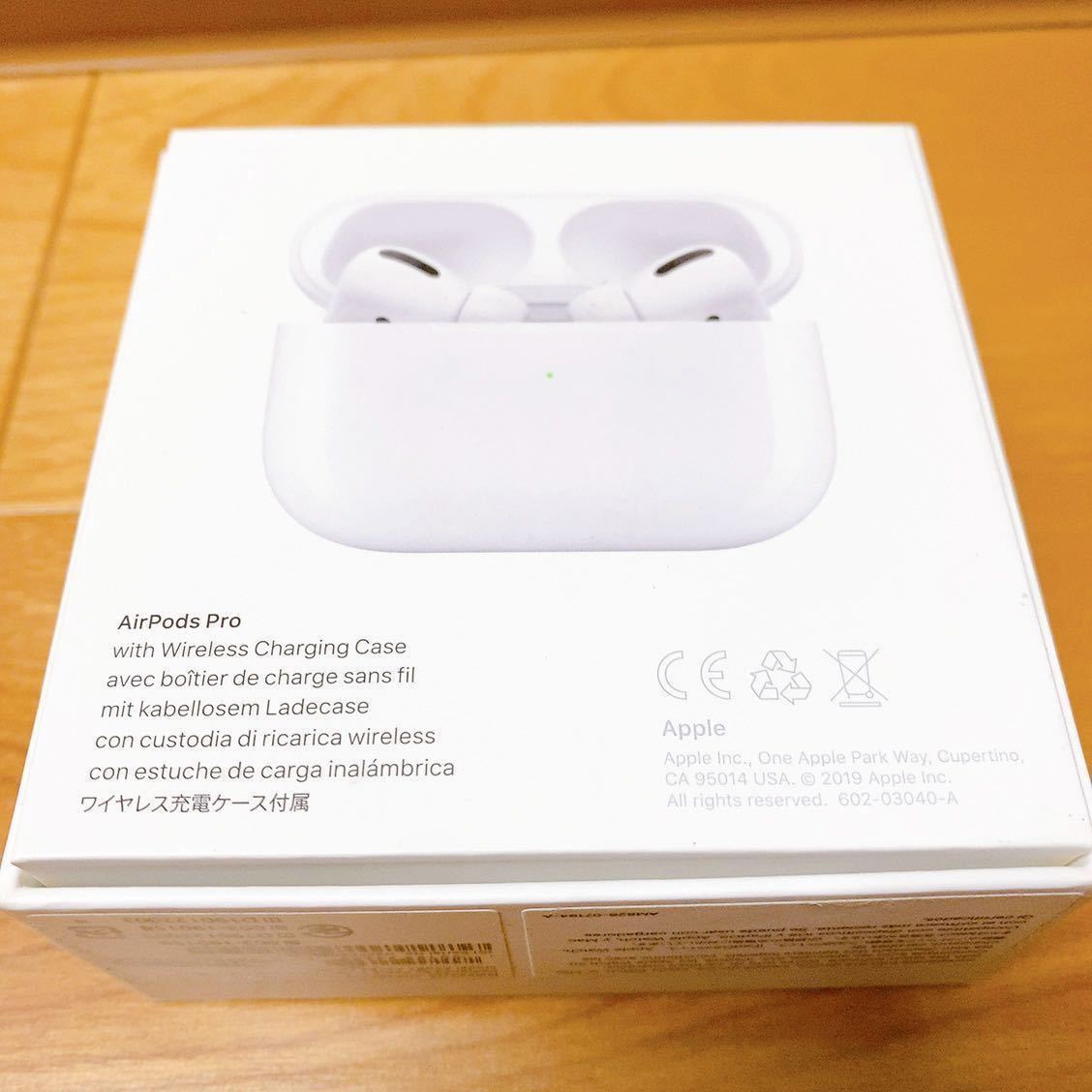 【1円 美品 付属品完備】 AirPods Pro 動作確認済 ライトニングケーブル（USB-C）イアーチップ クリスマス Apple 第1世代 MWP22J/A_画像7