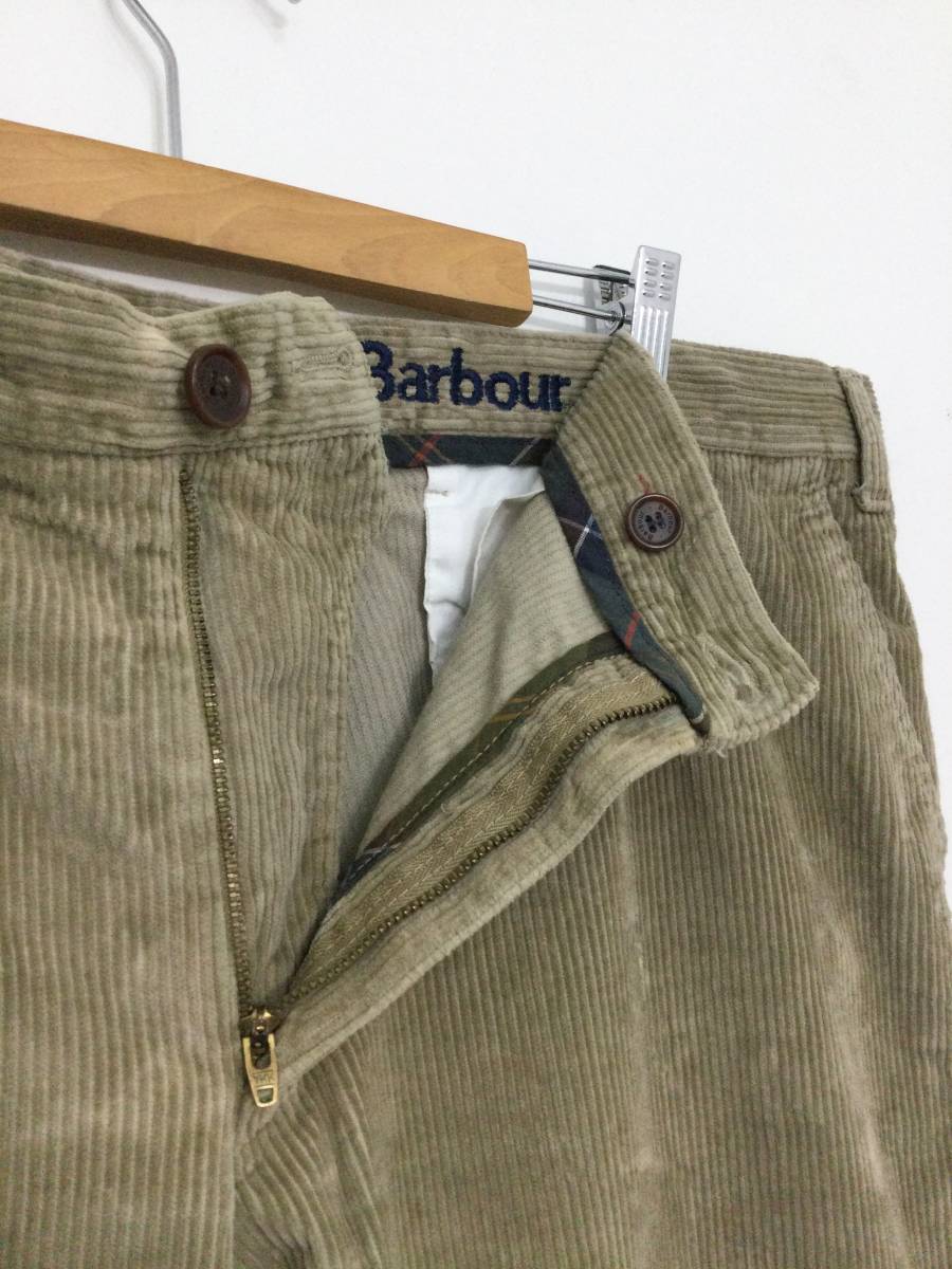 Barbour バブアー スペイン製 太畝 コーデュロイパンツ 腰タグ 表記サイズ58/52 40×30相当 メンズXL〜大きめ 【良品、一部汚れあり】_画像5