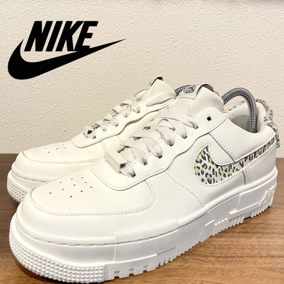 ◇新品23cm◇NIKE エアフォース１ピクセル ホワイト/グレー ゼブラ-