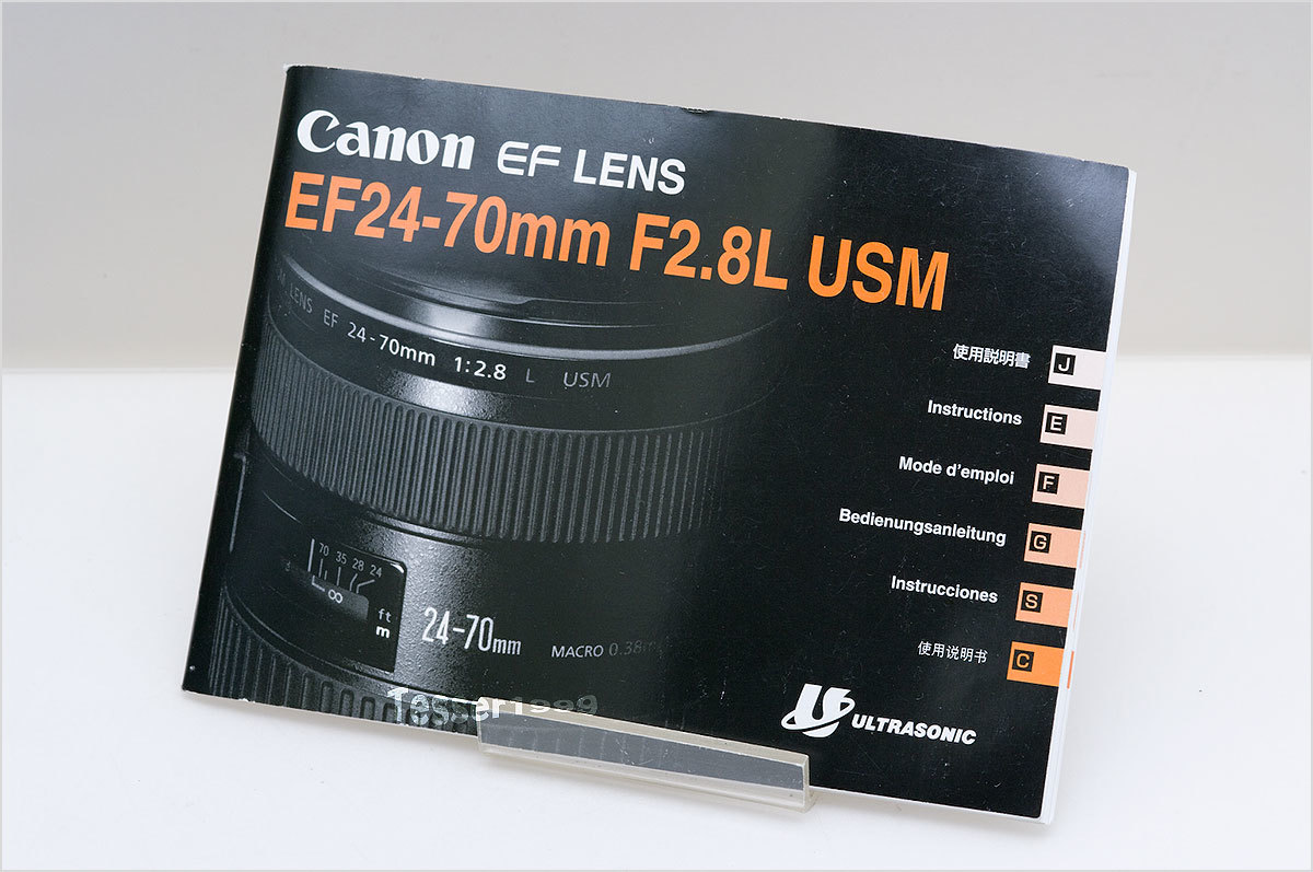 使用説明書 Canon EF LENS EF24-70mm F2.8L USM 多言語 [1229]の画像1