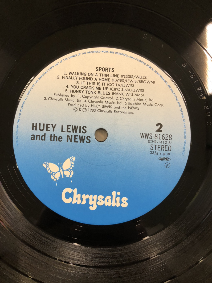 【帯付き】 レコード LP/ヒューイ ルイス アンド ザ ニュース/Huey Lewis And The News/ハート オブ ロックンロール /歌詞カード付き qL291_画像10