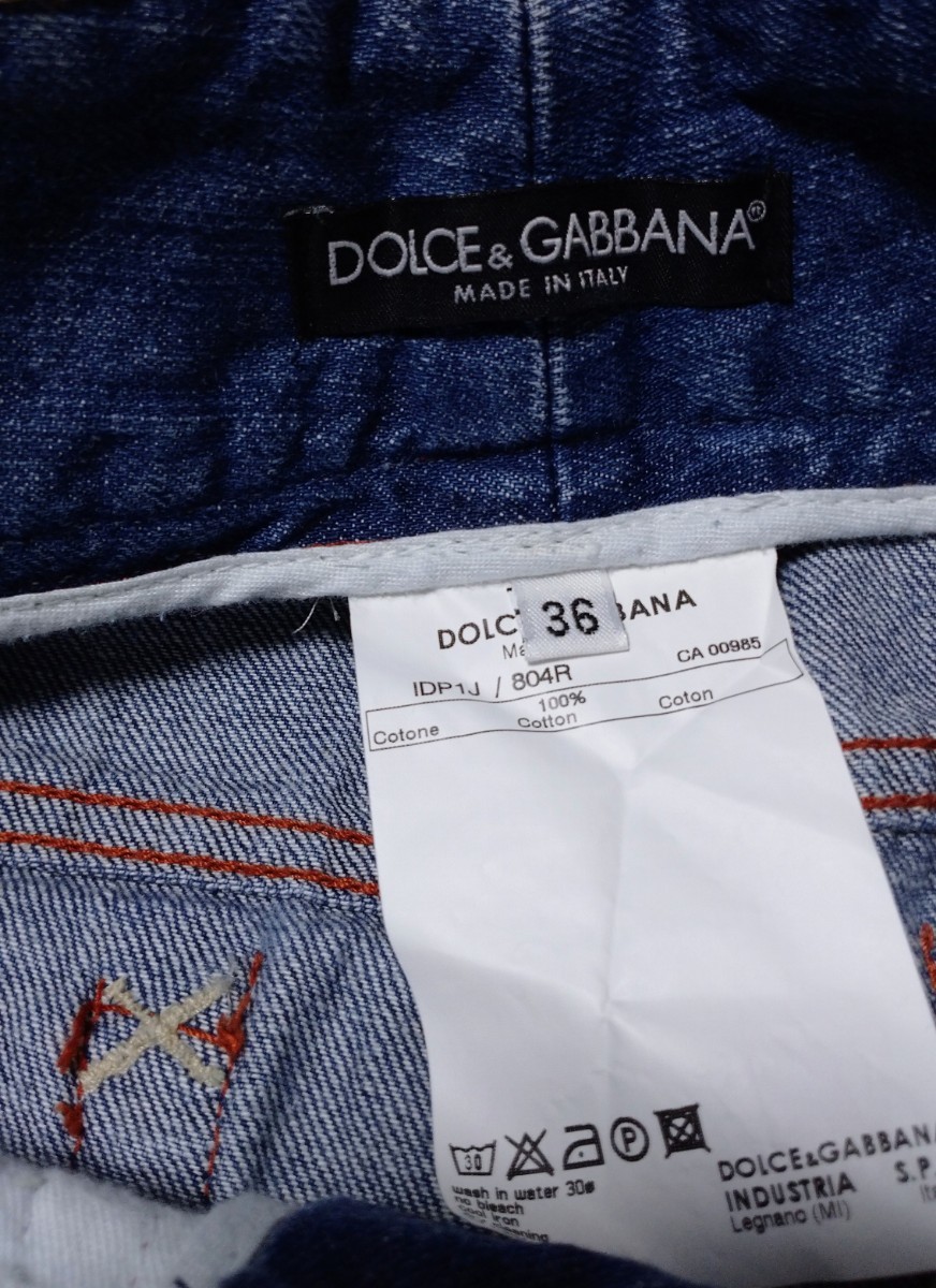 * Dolce & Gabbana Denim с логотипом - lako patch имеется 36