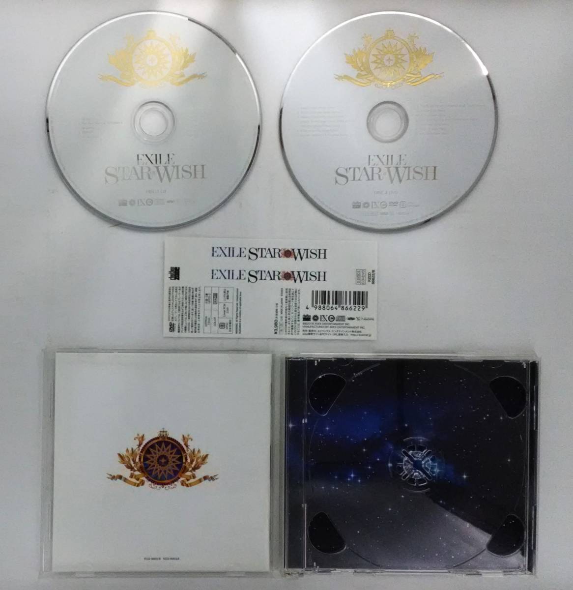 万1 10603 STAR of WISH EXILE CD+DVDの画像2