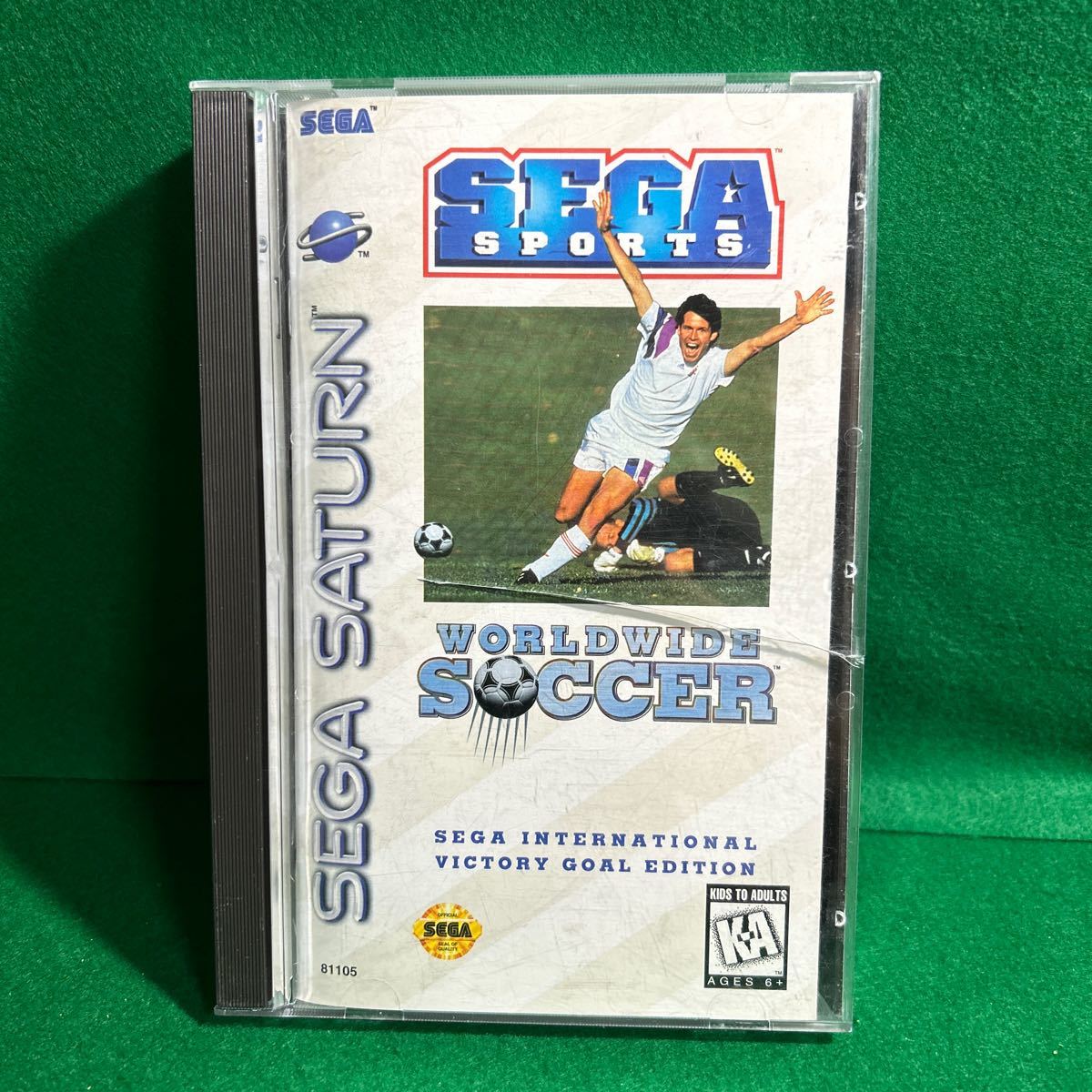 北米版 ベースボール　WORLDWIDE SOCCER SS 希少品　動作品　1円スタート セガサターン　セガワールドワイドサッカー_画像1