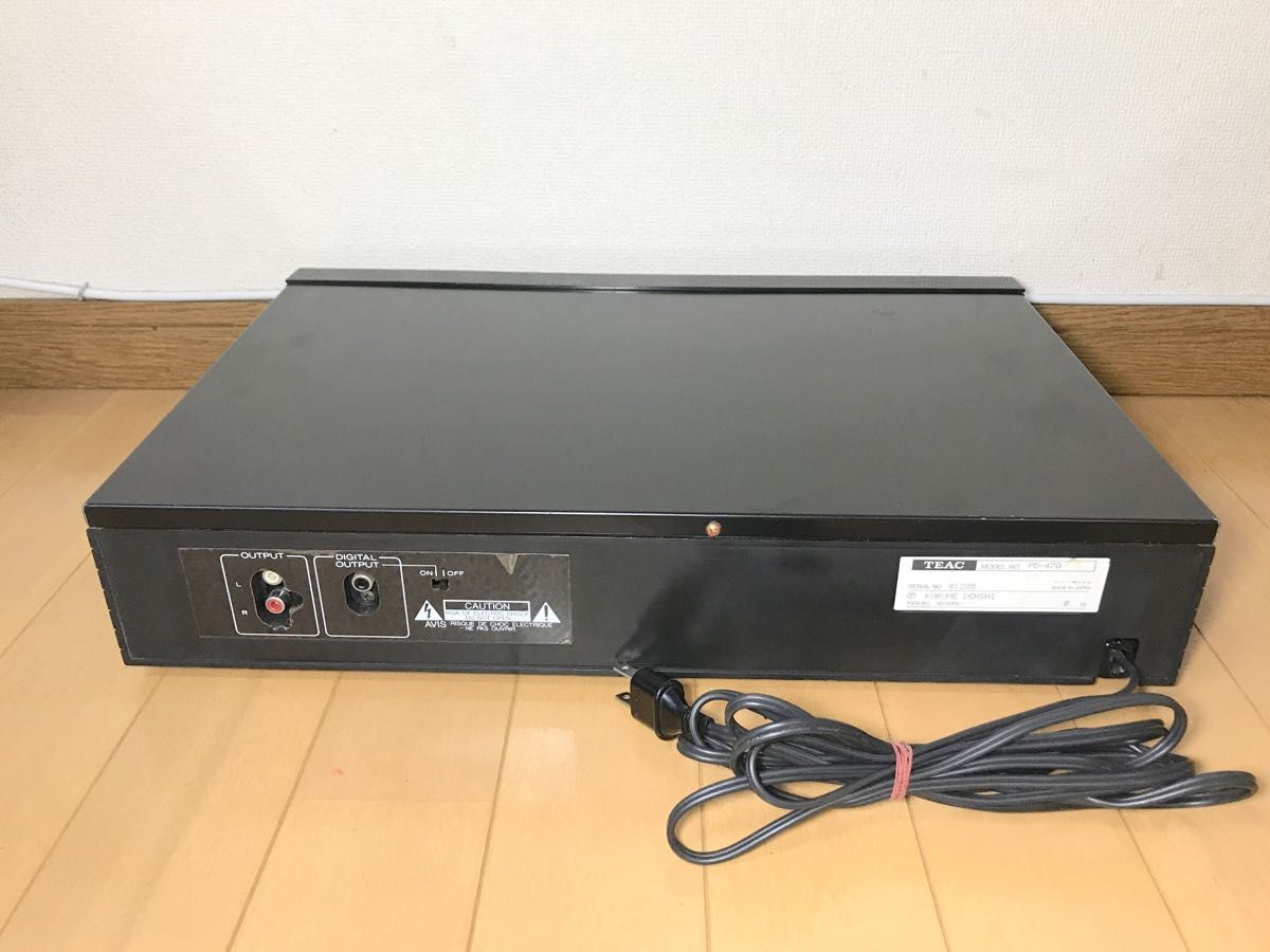 ティアック CDプレーヤー PD-470ジャンク|Yahoo!フリマ(旧 ティアック CDプレーヤー PD-470ジャンク|Yahoo!フリマ(旧