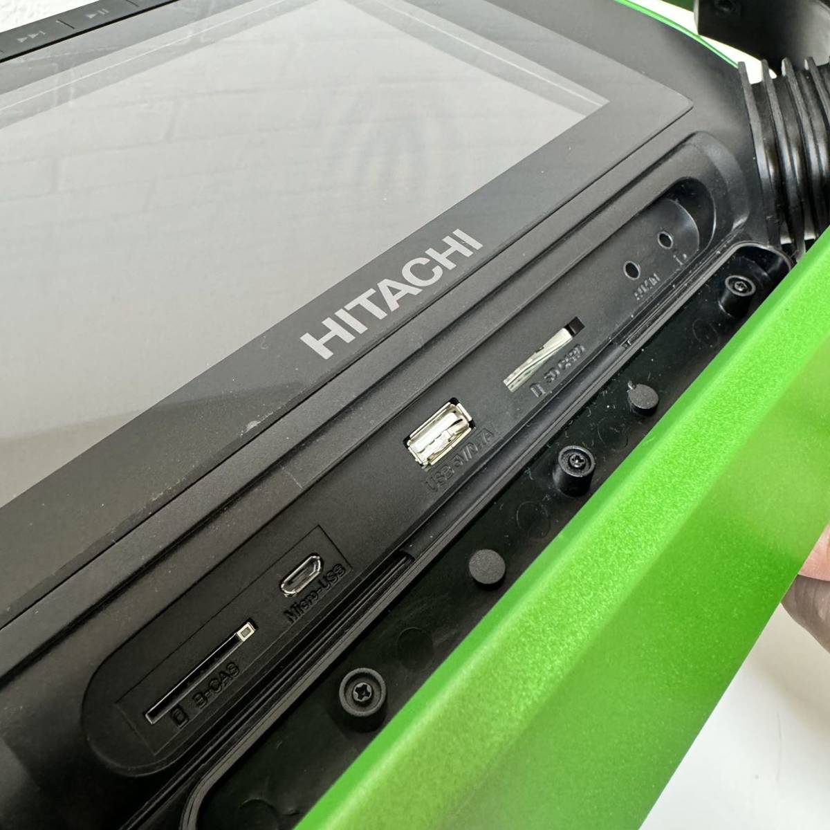 美品】HITACHI KOKI 日立工機 コードレスラジオ付テレビ 美品】HITACHI KOKI 日立工機 コードレスラジオ付テレビ