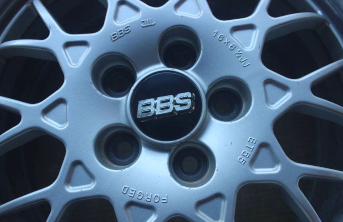 ＢＢＳ　アルミホイール【２本】ＦＯＲＧＥＤ　ＥＴ５５　１６×６1/2ＪＪ　ＰＣＤ　１００　①【６.４kg/１本※最終値下げ