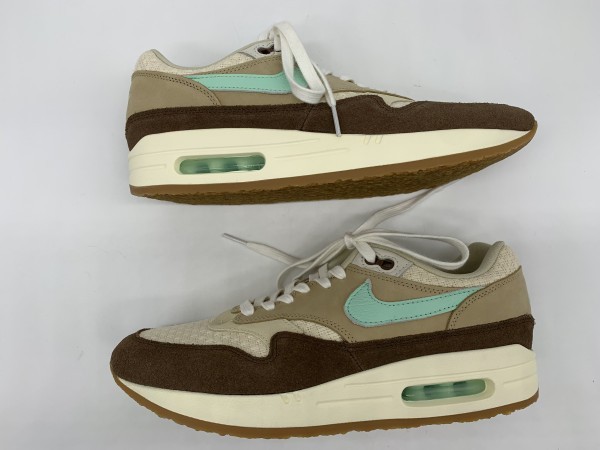 B4-736 NIKE/ナイキ AIR MAX 1 PRM Crepe Hemp エアマックス1 プレミアム クレープヘンプ FD5088-200 27.5 メンズ スニーカー 靴 シューズ_画像3