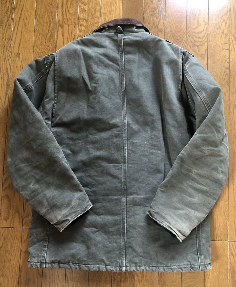 USA製 Carhartt カーハート MOS モスグリーン トラディショナルコート