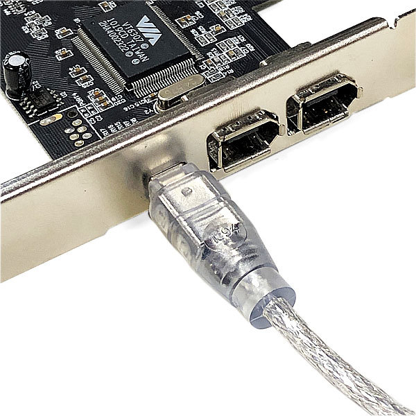 [D0025]IEEE 1394 FireWire 400 кабель 6pin-4pin 1.0m i.LINK*DV