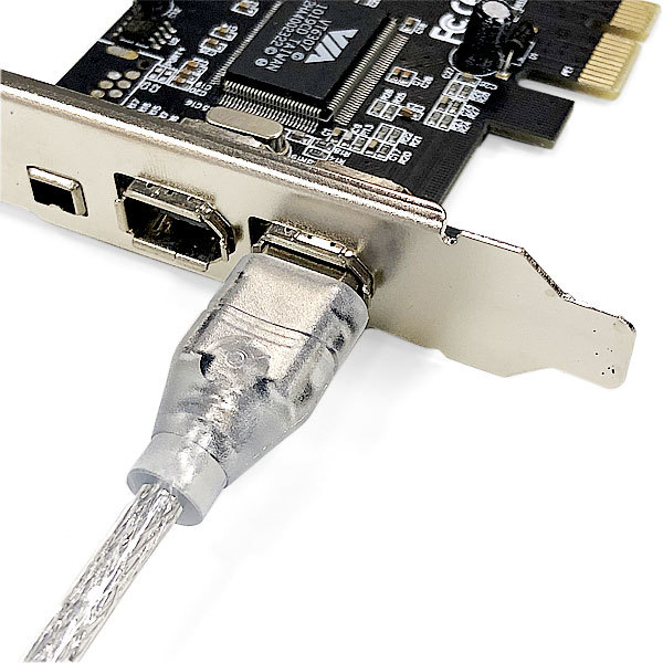 [D0025]IEEE 1394 FireWire 400 кабель 6pin-4pin 1.0m i.LINK*DV