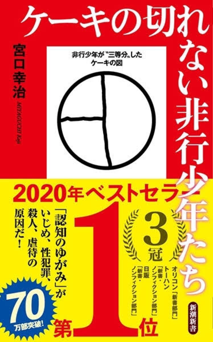 新品 ケーキの切れない非行少年たち 宮口幸治 新潮新書