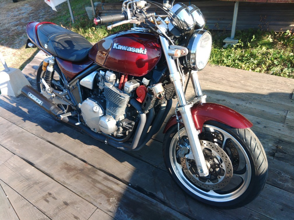 ZEPHYR1100 ゼファー1100　ZRT10A 1992年式　ワインレッド　29,478㌔　カワサキ　KAWASAKI_画像2