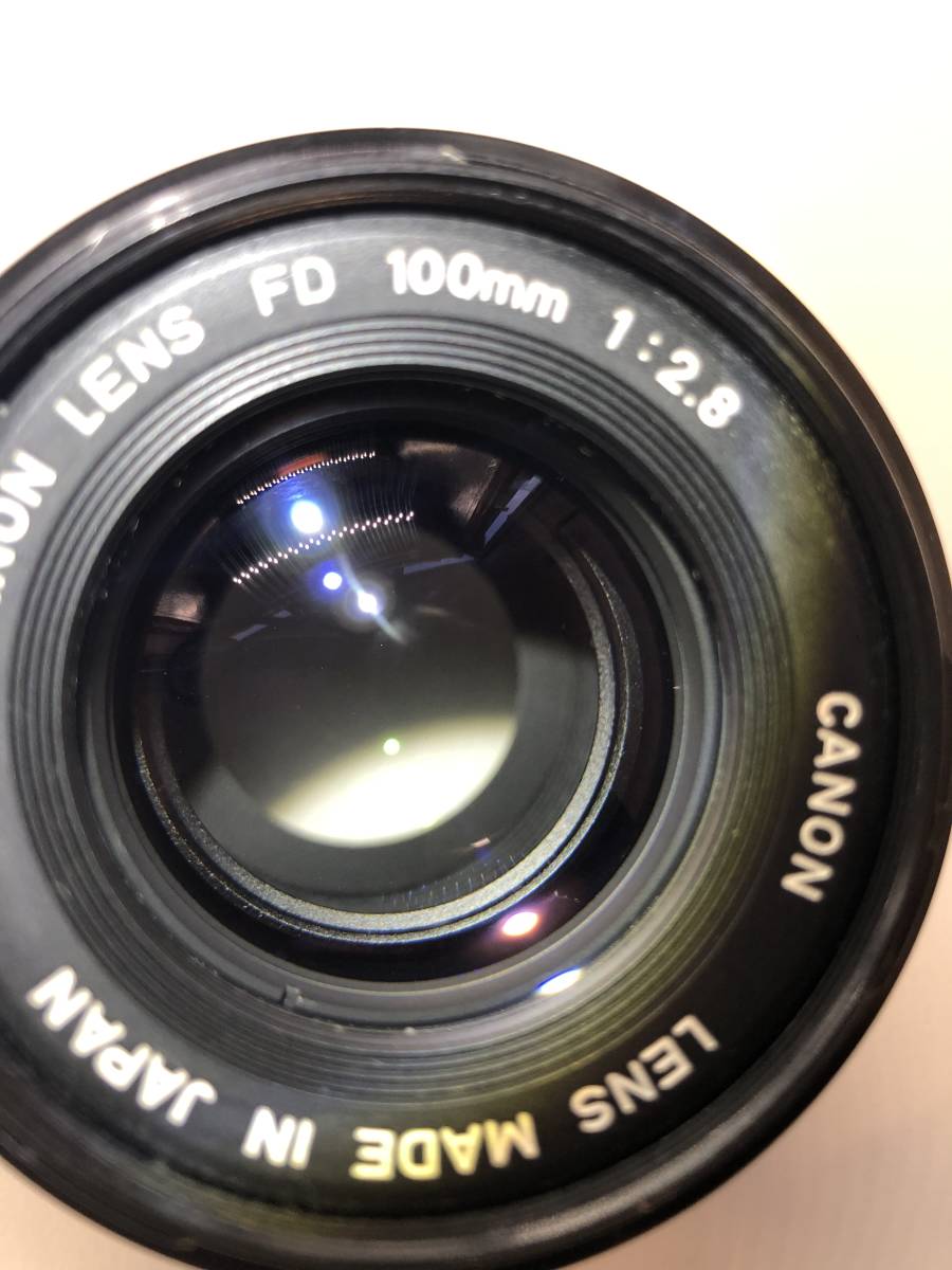  【10661】Canon LENS FD 100mm 1:2.8 カメラ レンズ ジャンク _画像6