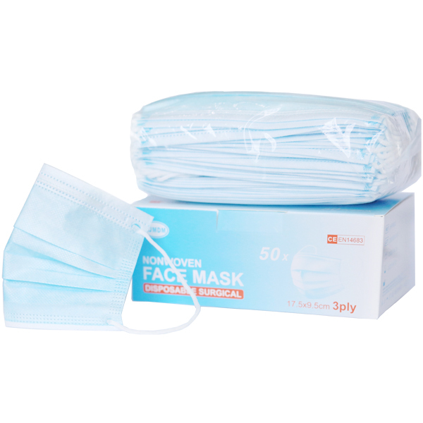  бесплатная доставка маска 50 листов одноразовый нетканый материал медицинская помощь для модель хирургический надежный 3 слой фильтр u il s спрей cut пыльца PM2.5 меры 