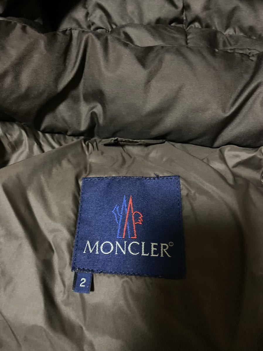 青タグ MONCLER PARIS ダウンジャケット 2 ブラウン 茶 青タグ MONCLER PARIS ダウンジャケット 2 ブラウン 茶