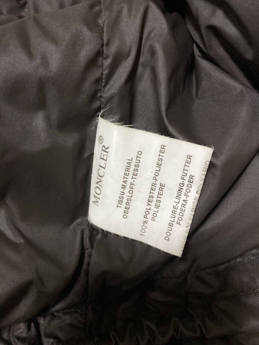 青タグ MONCLER PARIS ダウンジャケット 2 ブラウン 茶 青タグ MONCLER PARIS ダウンジャケット 2 ブラウン 茶